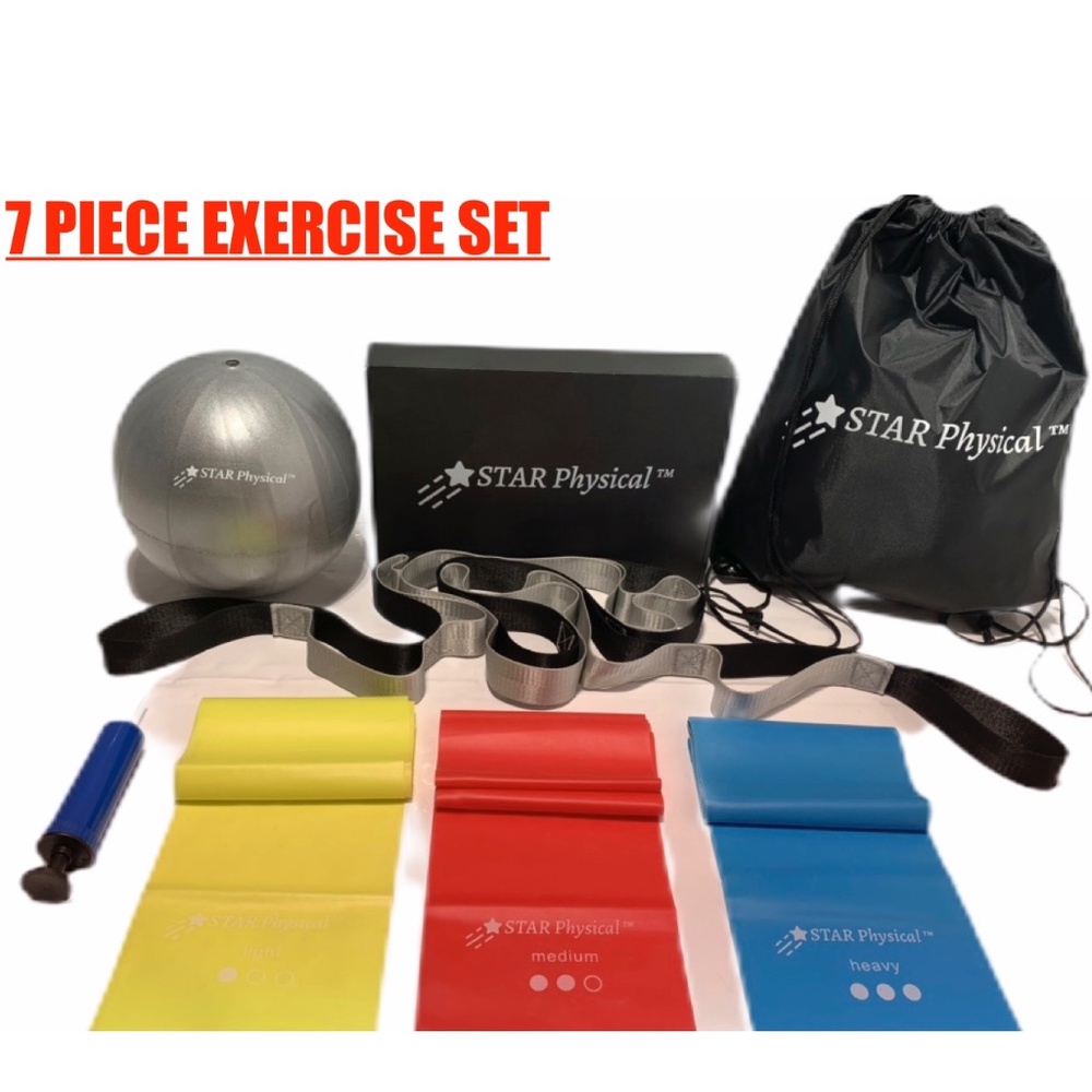 Exercise Band Home Workout Bundle